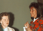 Sr. Ann Dominic and Lisa