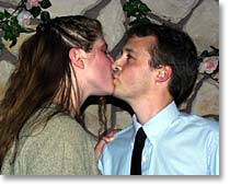 "You may now kiss the bride" photo